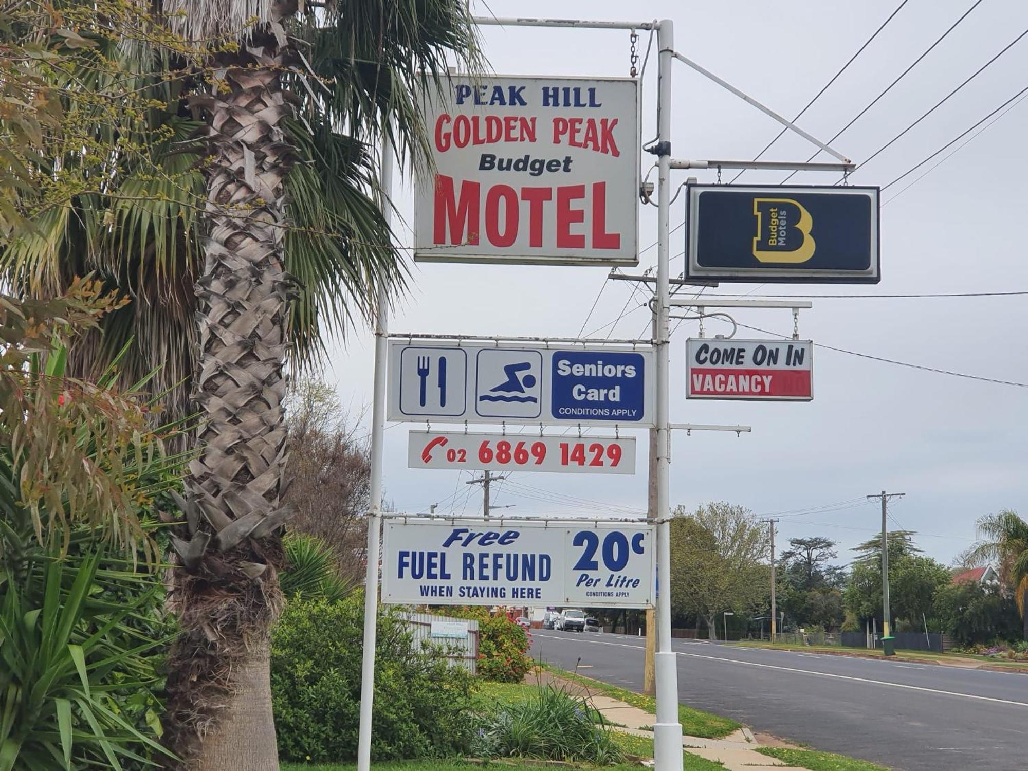 Golden Peak Motel Peakhill Peak Hill Exteriér fotografie